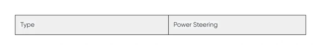 Power Steering